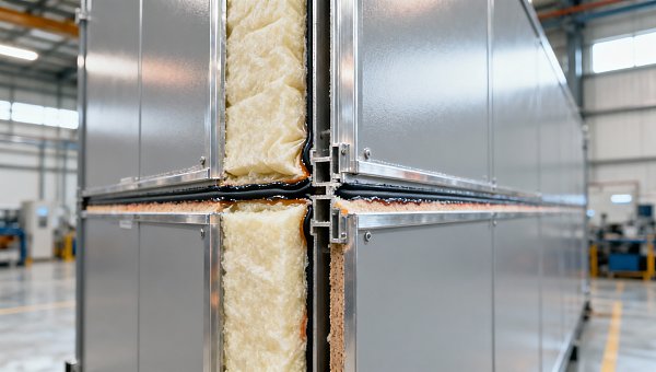 Prefab cabin thermal conductivity benchmark reveals insulation compression at panel joints — a hidden heat leak