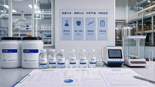 How to compare chemical raw materials when specs look similar