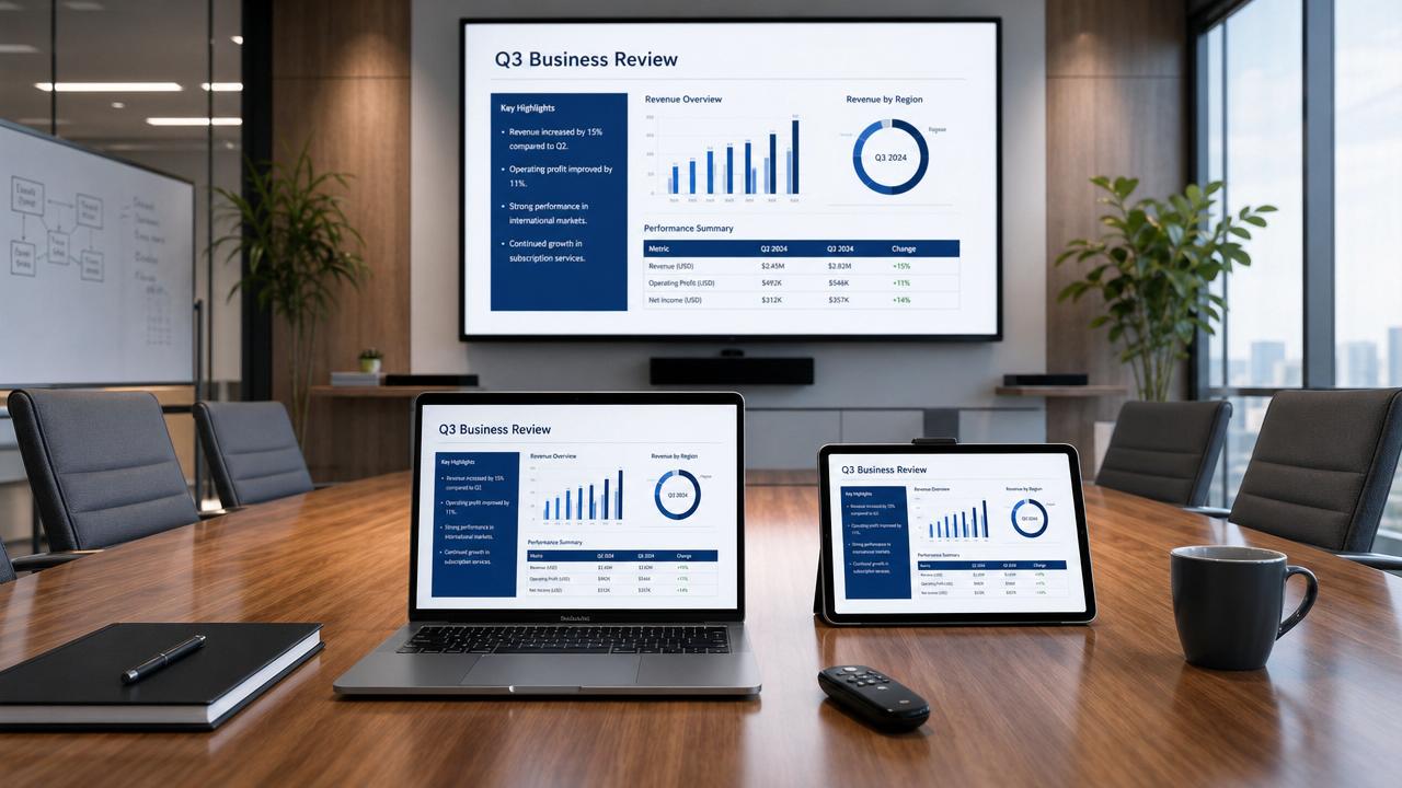 Which presentation tools actually save time in meetings?