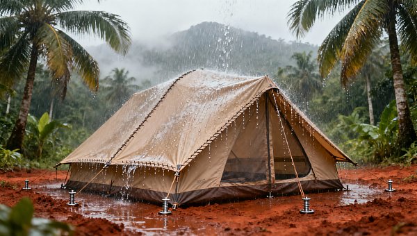 ASEAN Introduces New Glamping Tents Standard with Tropical Rain Simulation Test