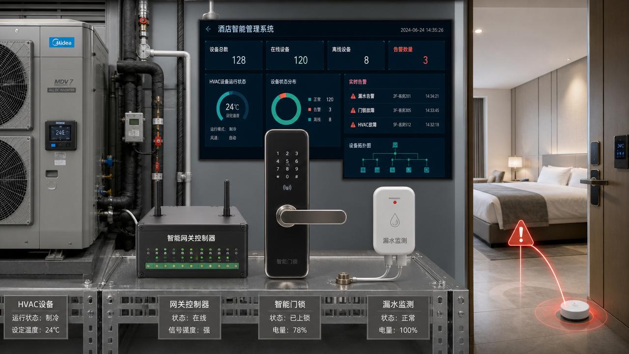 Why smart hotel maintenance fails without live device alerts