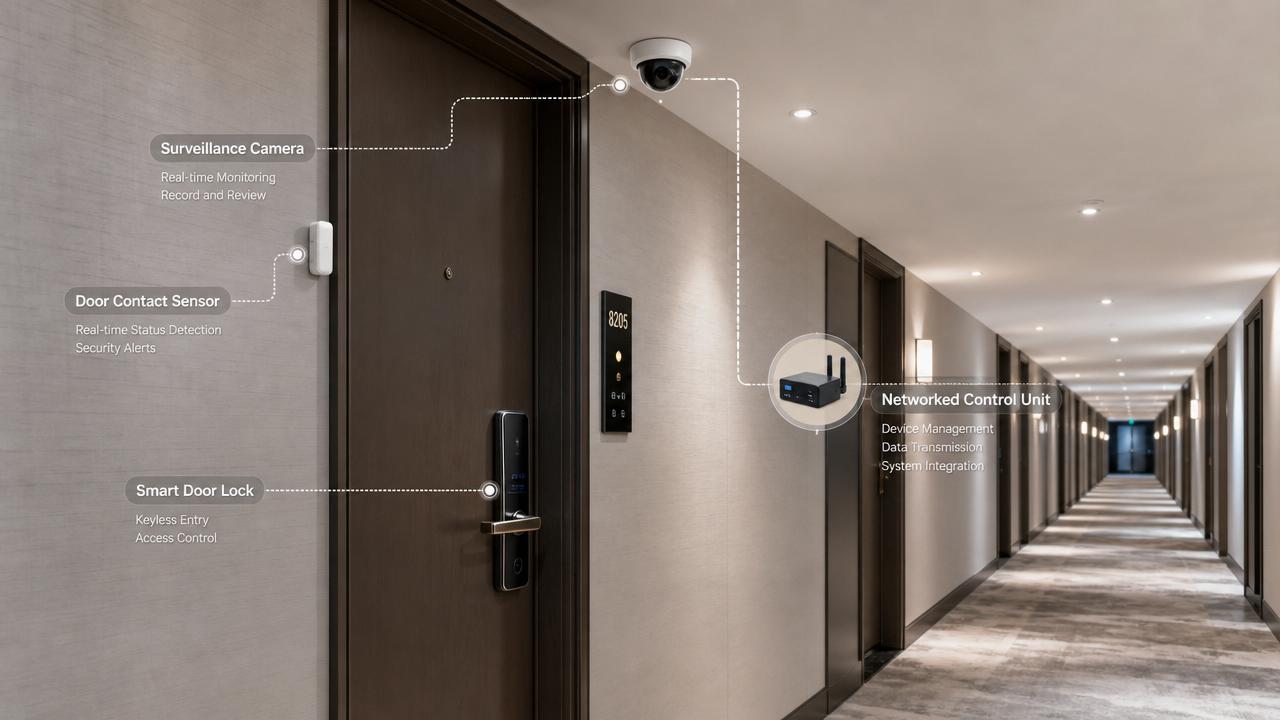 How smart hotel security reduces hidden risk across rooms