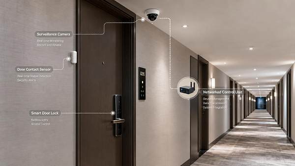 How smart hotel security reduces hidden risk across rooms