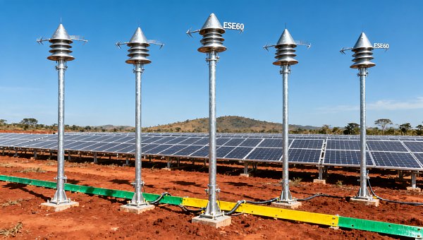 DRC Solar Plant Adopts ESE60 Lightning Rods, Playground Safety Standard Sets New Benchmark