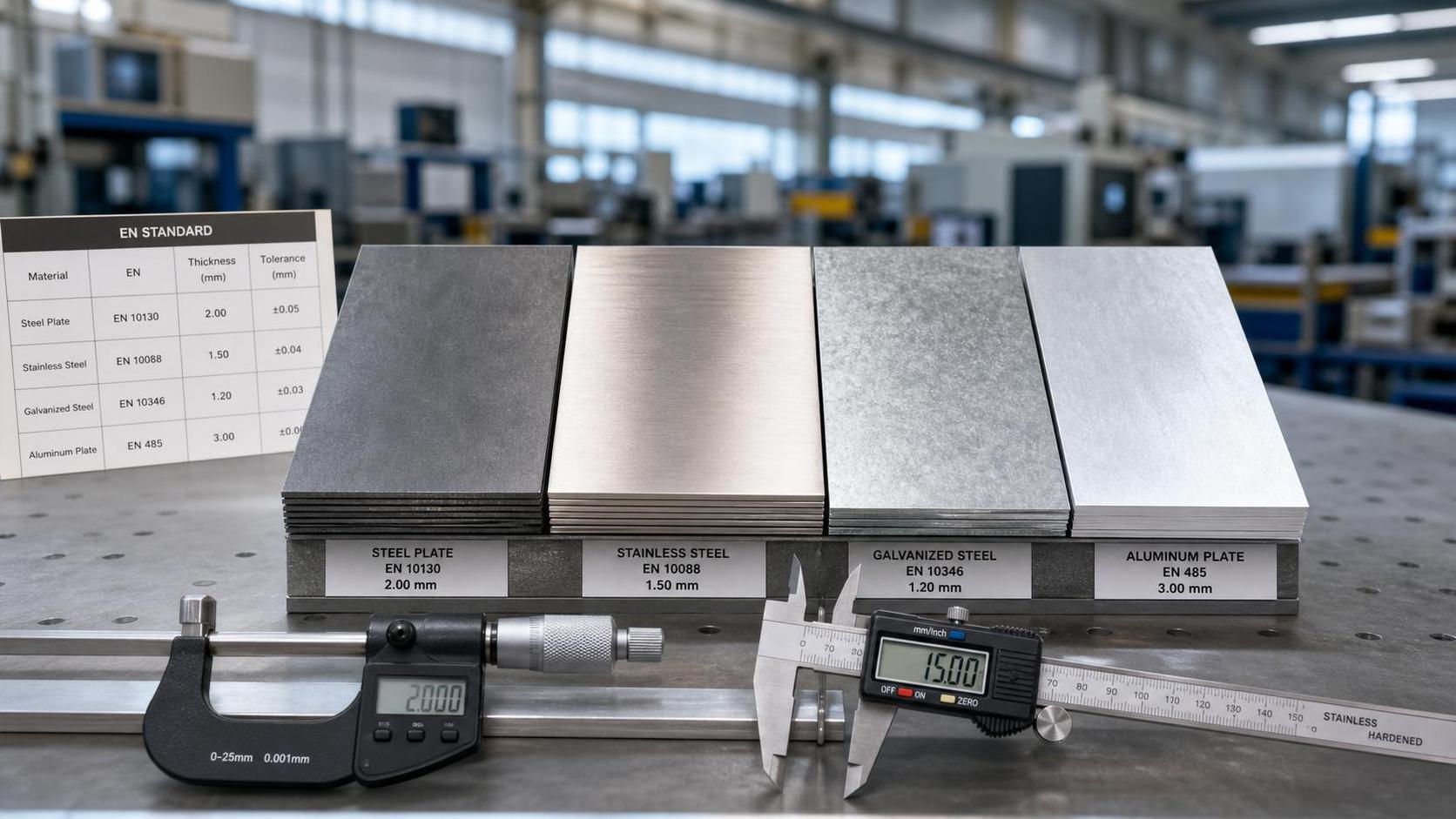 Sheet Metal Gauge Explained: Thickness Conversion, Tolerances, and Material Differences