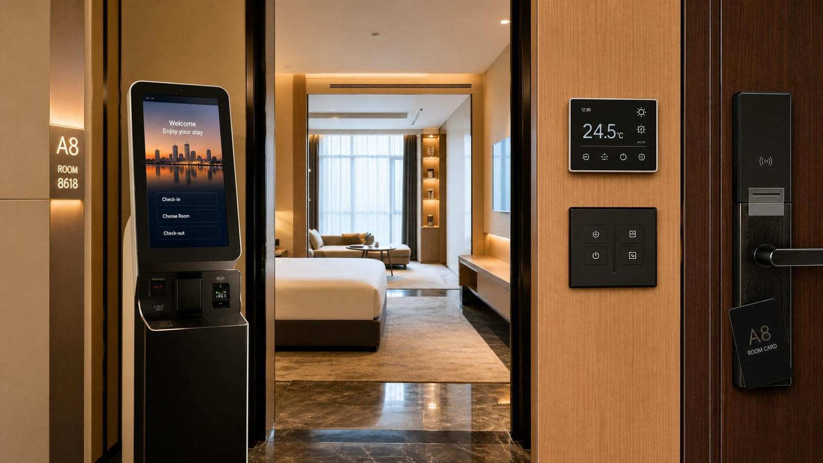 How Smart Hospitality Solutions Improve Check-In, Energy Control, and Guest Experience