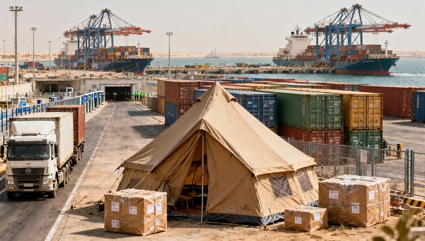 Aden Controls Push Djibouti Delays for Glamping Tents
