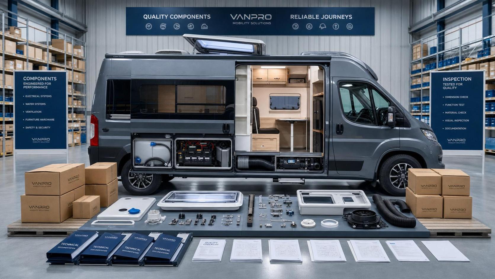 Camper Van Components in Europe: How to Compare Standards, Fit, and Supply Options