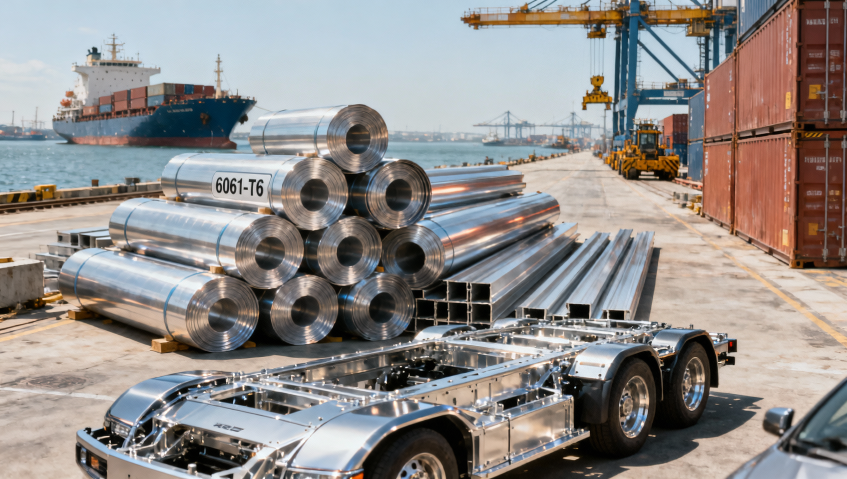 RV Aluminum Prices Jump 12% as Port Delays Deepen