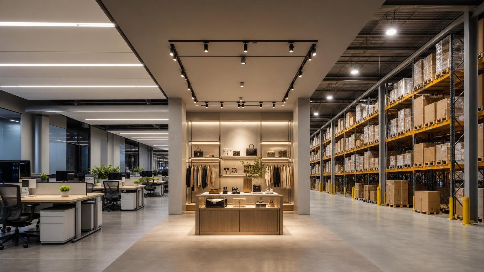 How to Choose Commercial LED Lighting for Offices, Retail Stores, and Warehouses