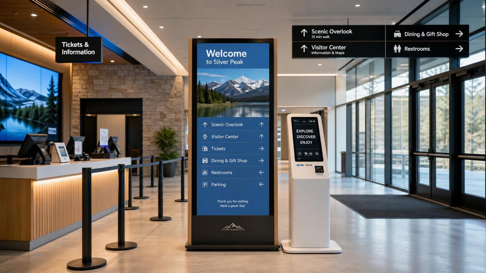 What Tourism Hardware Does a Visitor Center Need for Better Wayfinding and Service?