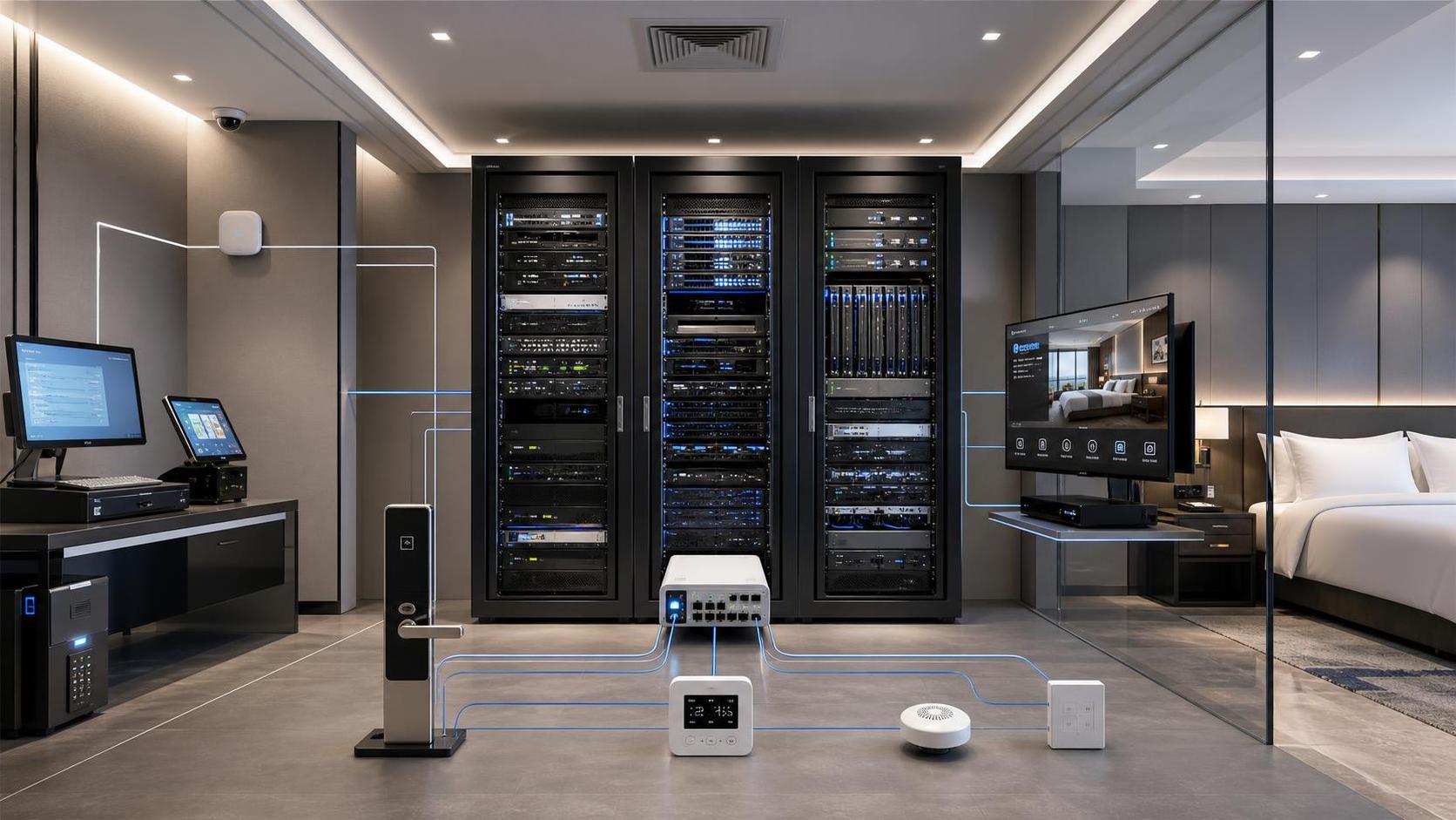 What Hotel System Interoperability Means for PMS, POS, and Guestroom Tech