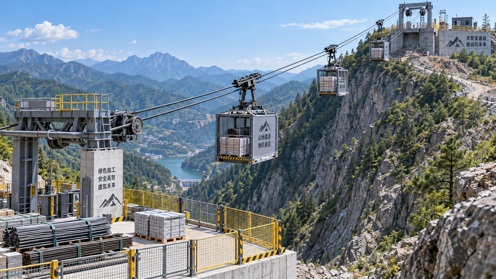 How to Plan a Slope Access Cable Transport System for Steep-Site Construction