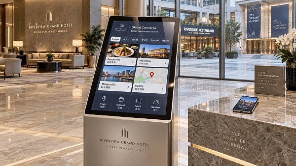 Using a Concierge Kiosk to Offer Multilingual Local Recommendations