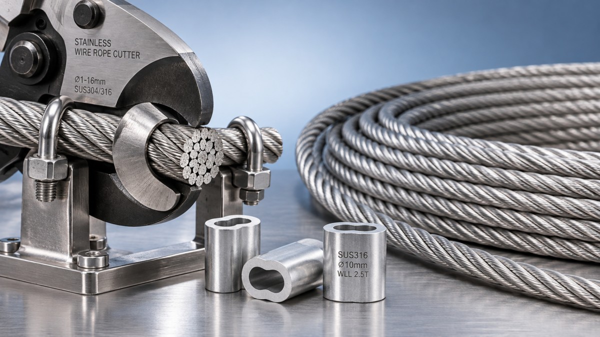 Cutting Stainless Steel Cable Wire Without Fraying: Tools and End Preparation Cutting Stainless Steel Cable Wire Without Fraying: Tools and End Preparation