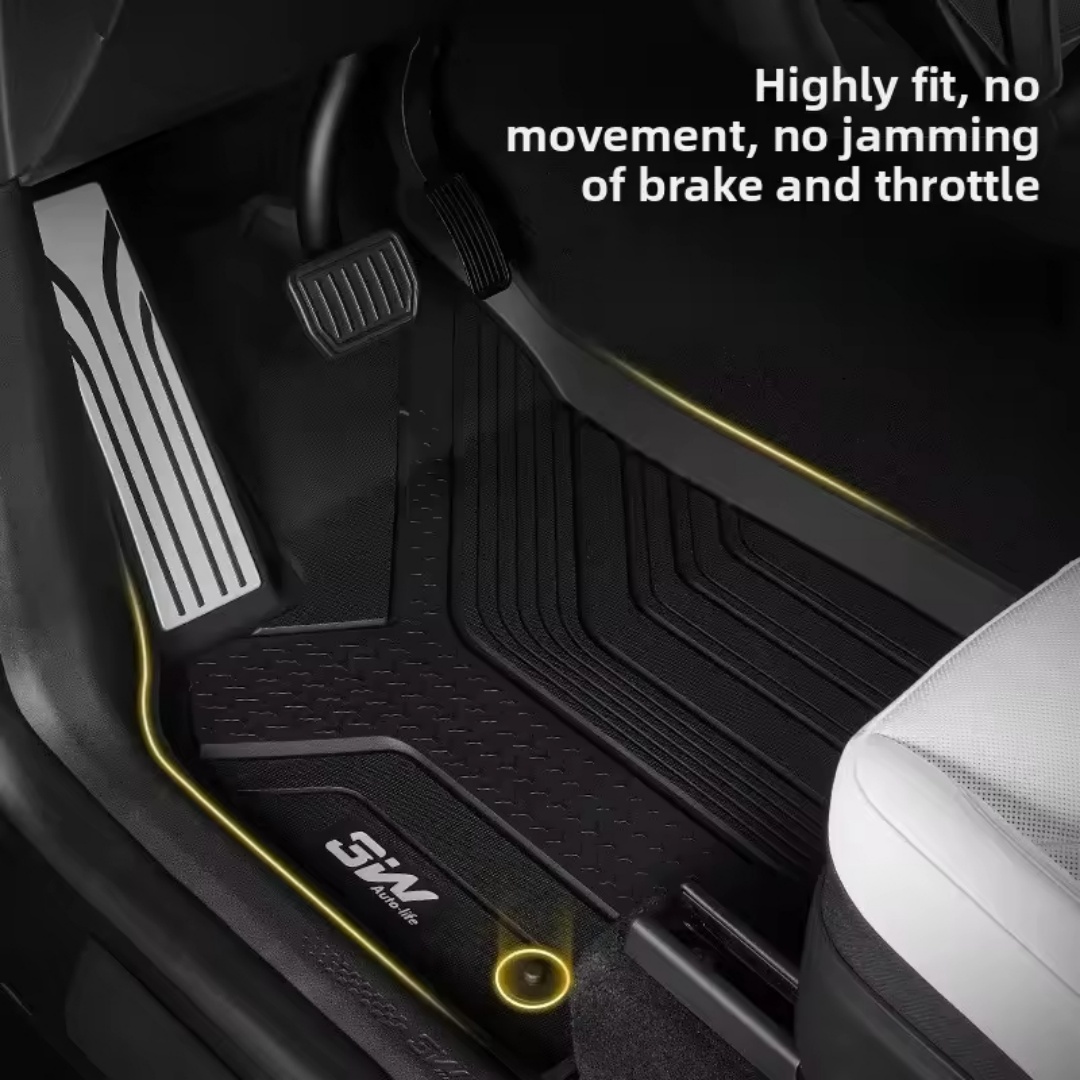 Wholesale car floor mats, high-grade TPE car floor mats, waterproof and wear-resistant, customizable complete sets of car floor mats available.
