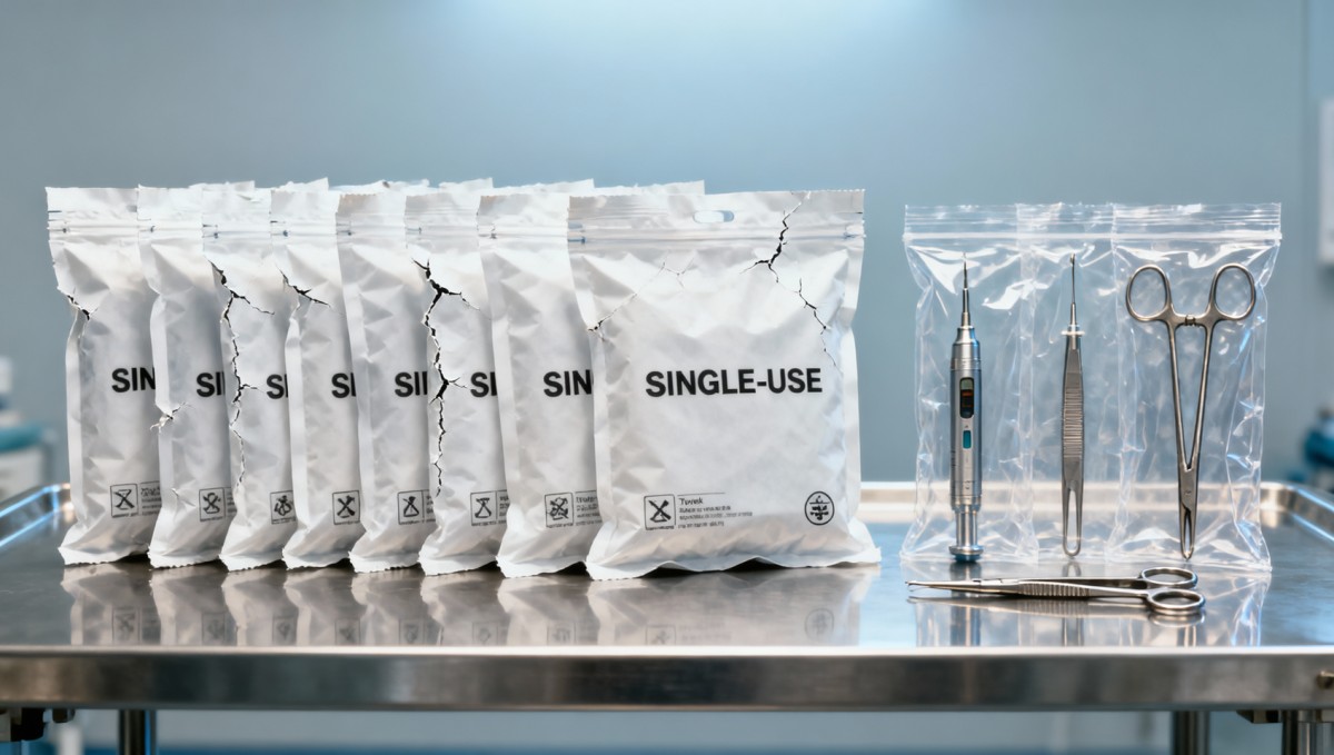 Surgical instruments labeled ‘single-use’ still face reuse pressure — and packaging cracks under it