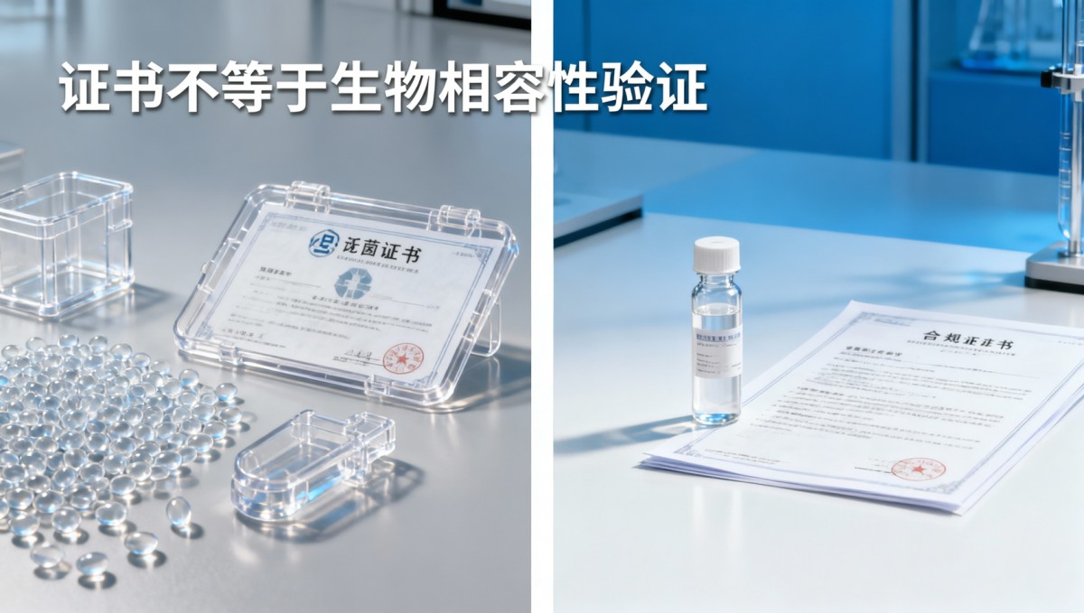 Medical grade plastic certificates do not always prove biocompatibility Medical grade plastic certificates do not always prove biocompatibility