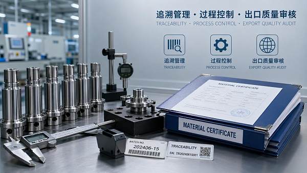 Machinery parts exporter checklist before quality issues surface