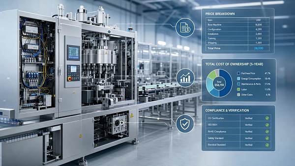 What a machinery price list does not show at first glance