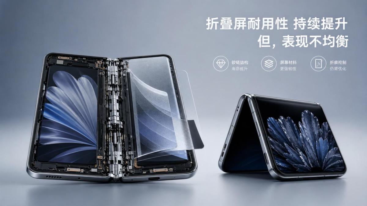 Foldable screen durability is improving, but not evenly Foldable screen durability is improving, but not evenly