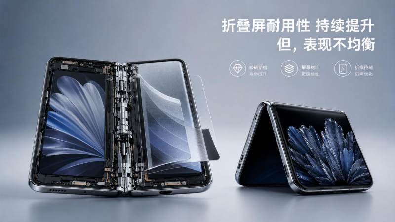Foldable screen durability is improving, but not evenly Foldable screen durability is improving, but not evenly