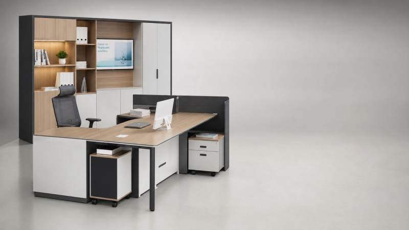 Small office furniture that saves space without looking temporary