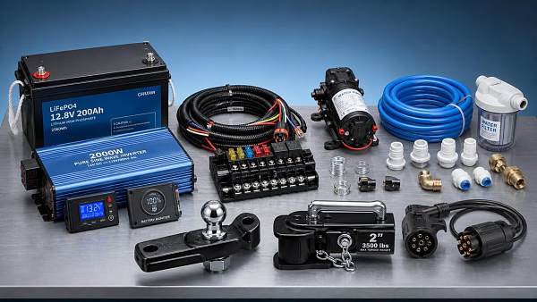 RV Components Checklist: How to Choose Parts for Power, Plumbing, and Towing