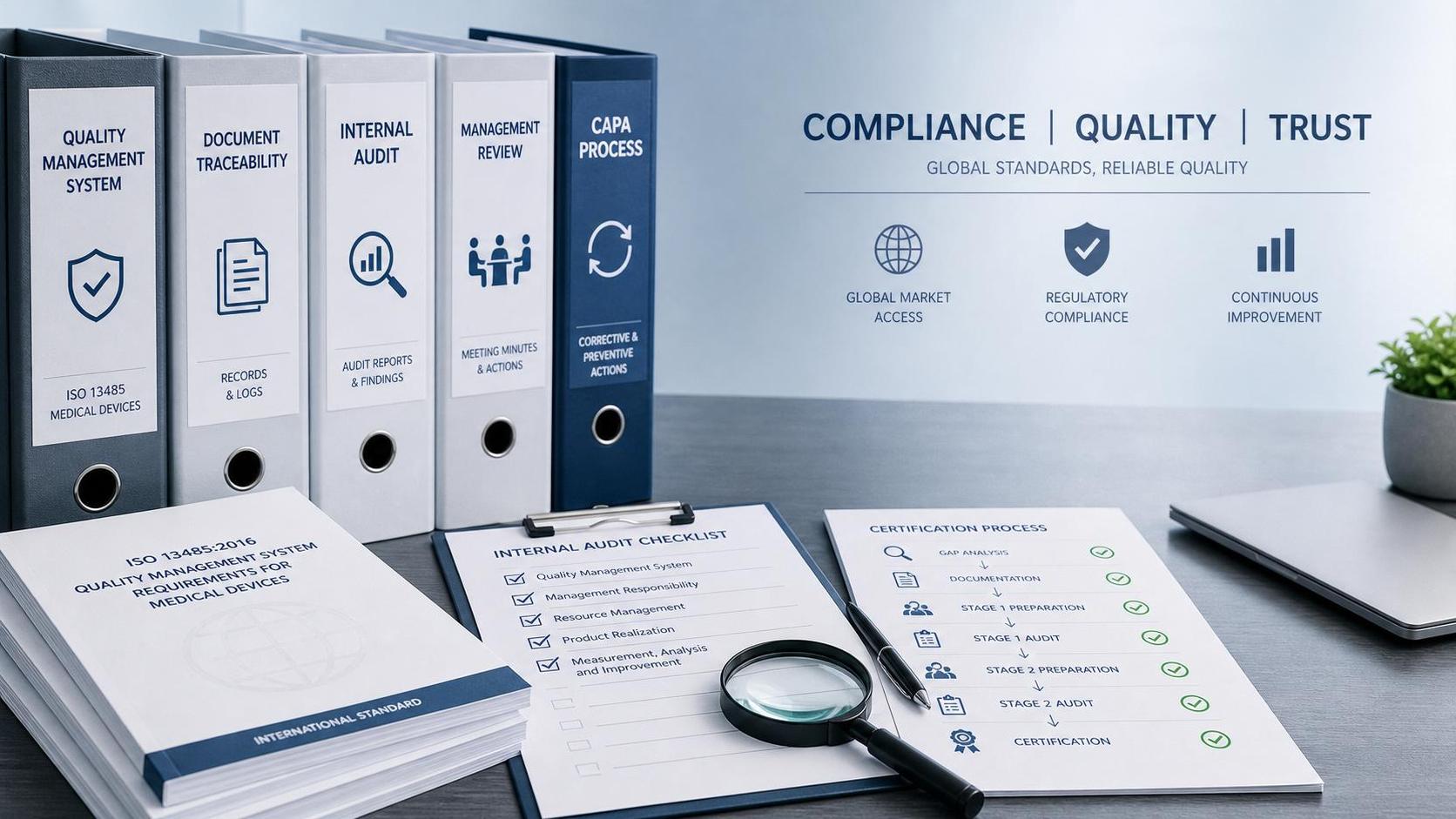 ISO 13485 Audit Stages Explained: What to Prepare From Gap Assessment to Certification