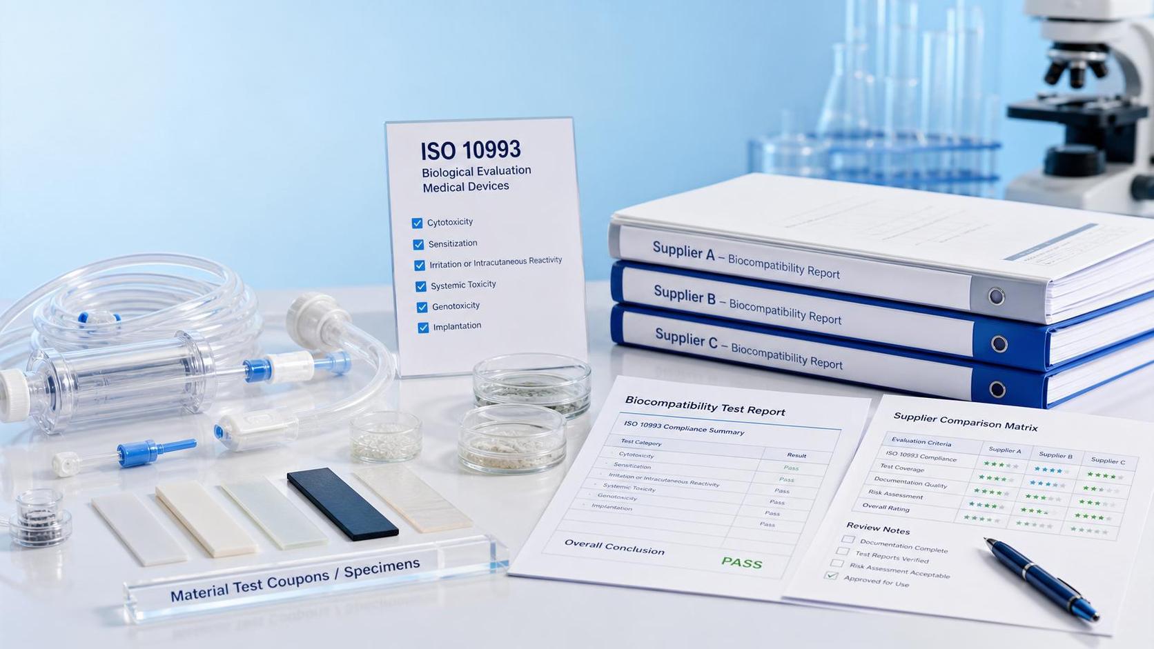 Medtech Product Comparison Under ISO 10993: How to Assess Biocompatibility Data