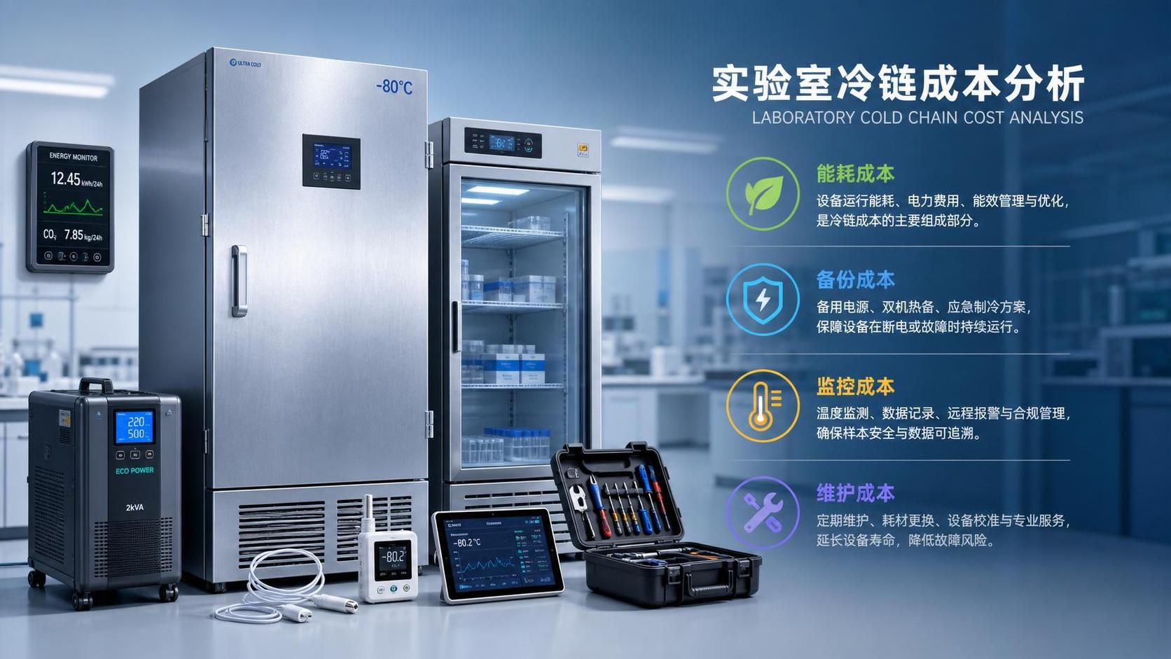 Laboratory Cold Storage Cost Factors: Budgeting Energy, Backup, Monitoring, and Maintenance