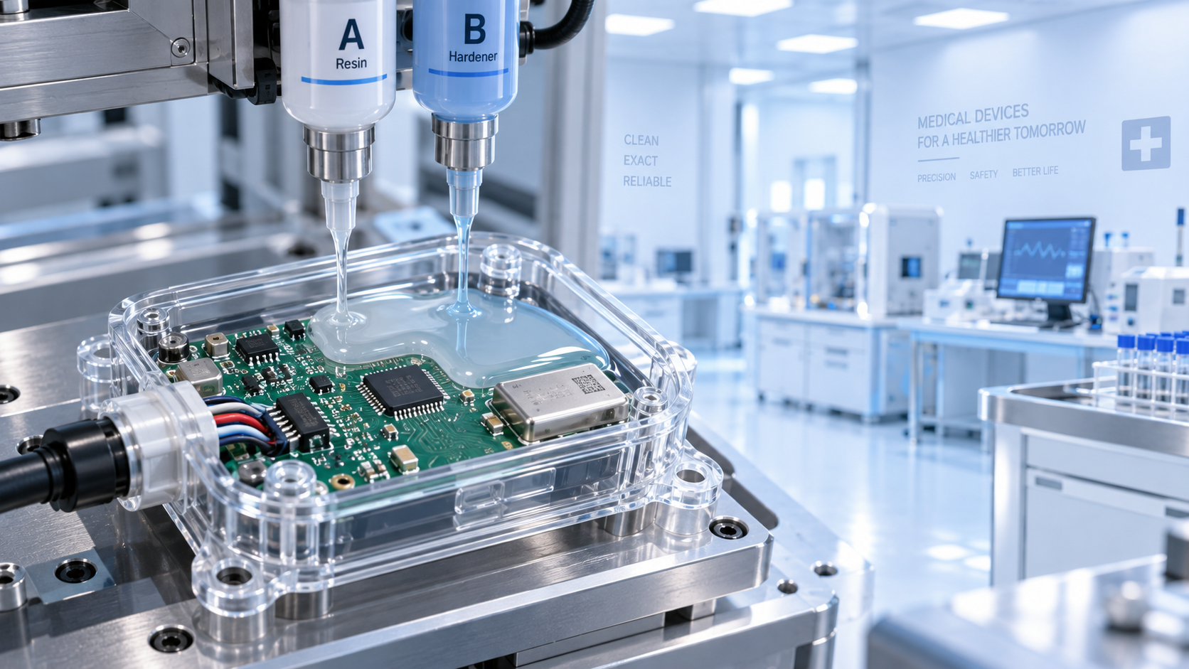How to Select Resins and Hardeners for Medical Device Encapsulation