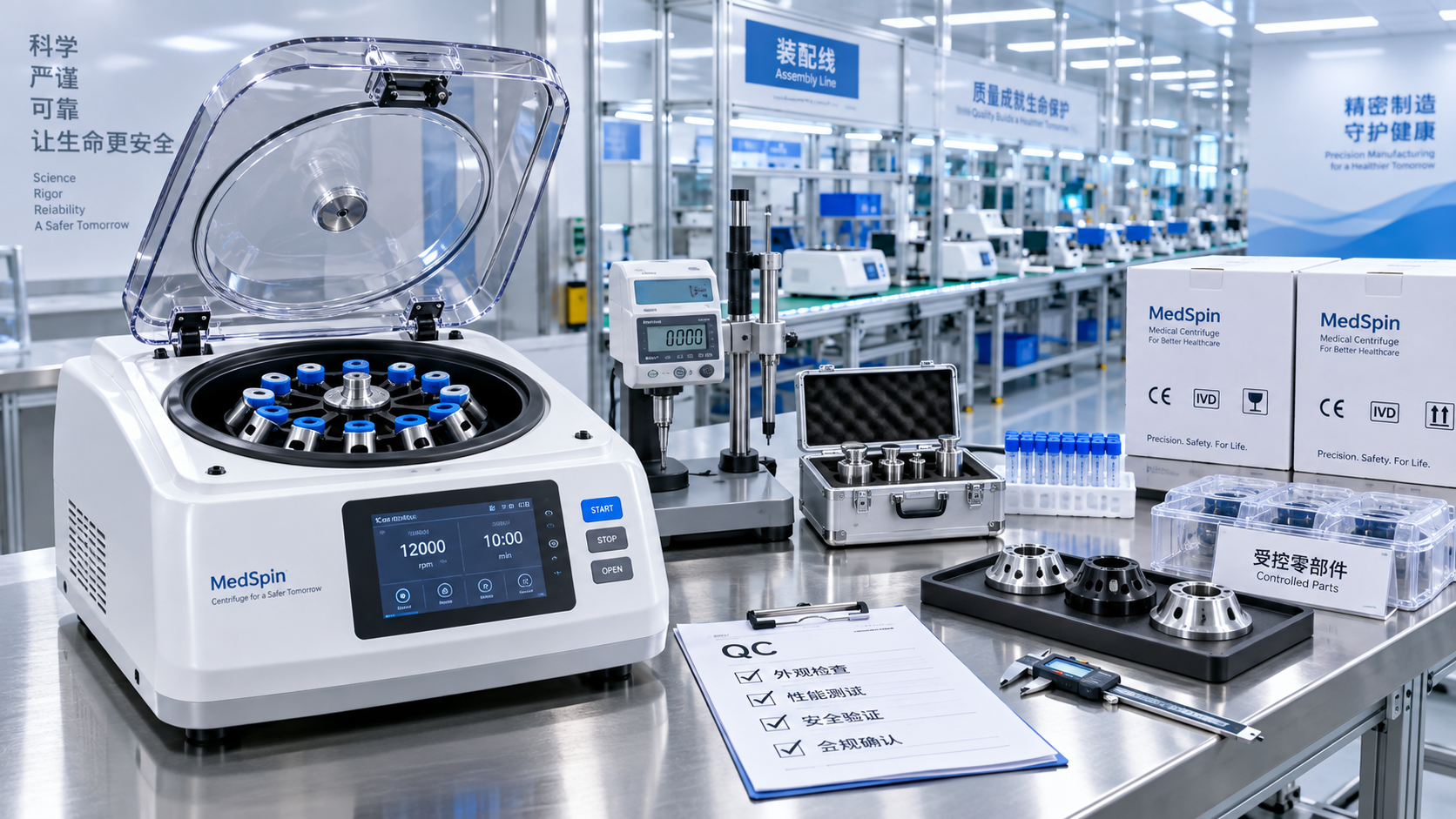 How to Evaluate a Centrifuge Systems Factory for Medical Device Production