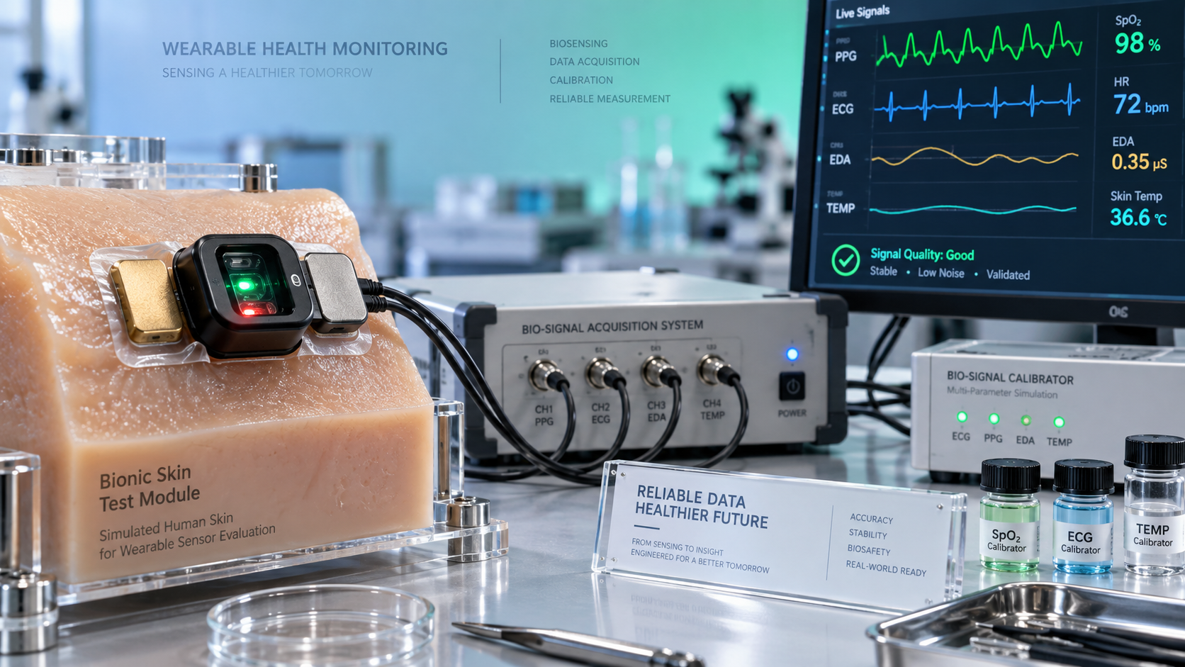 How to Evaluate Compact Biosignal Sensors for Reliable Wearable Vital-Sign Monitoring