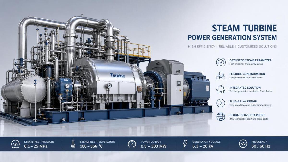 How to Select a Steam Turbine for Industrial Power Generation Projects