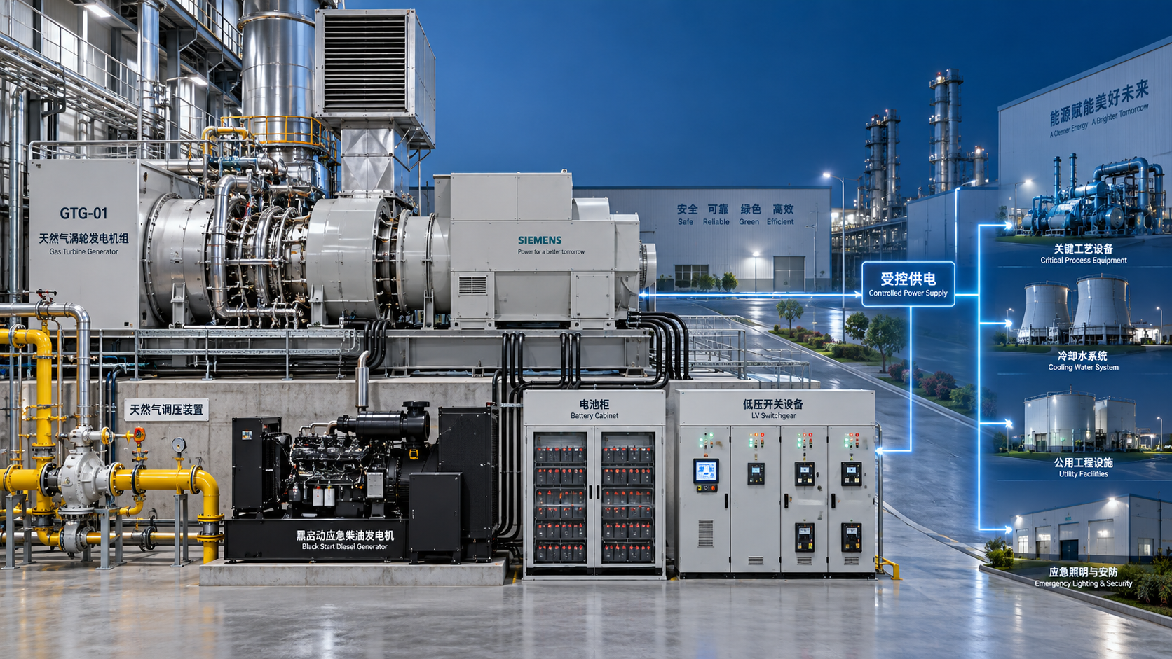 When to specify black-start capability for a natural gas turbine generator