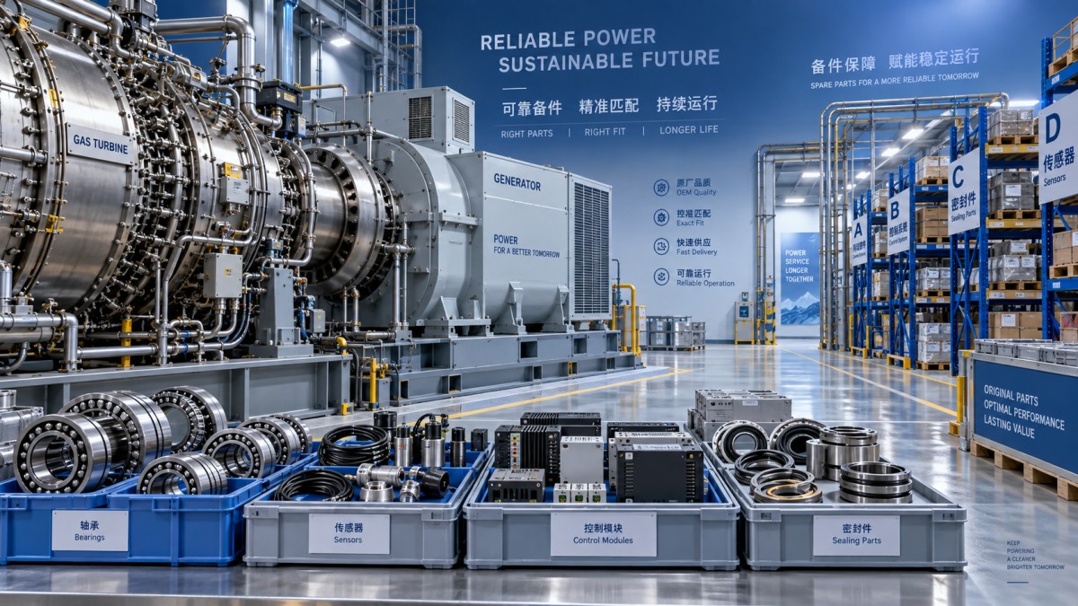 How to assess spare-parts support from a gas turbine generator manufacturer
