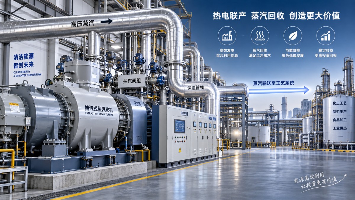 Which costs determine the payback of an extraction steam turbine Which costs determine the payback of an extraction steam turbine