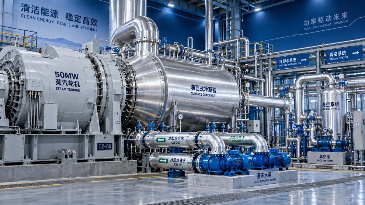 How condenser selection affects 50 MW steam turbine performance How condenser selection affects 50 MW steam turbine performance