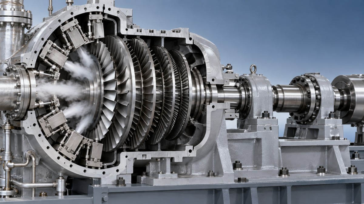 How does partial admission affect an impulse steam turbine?