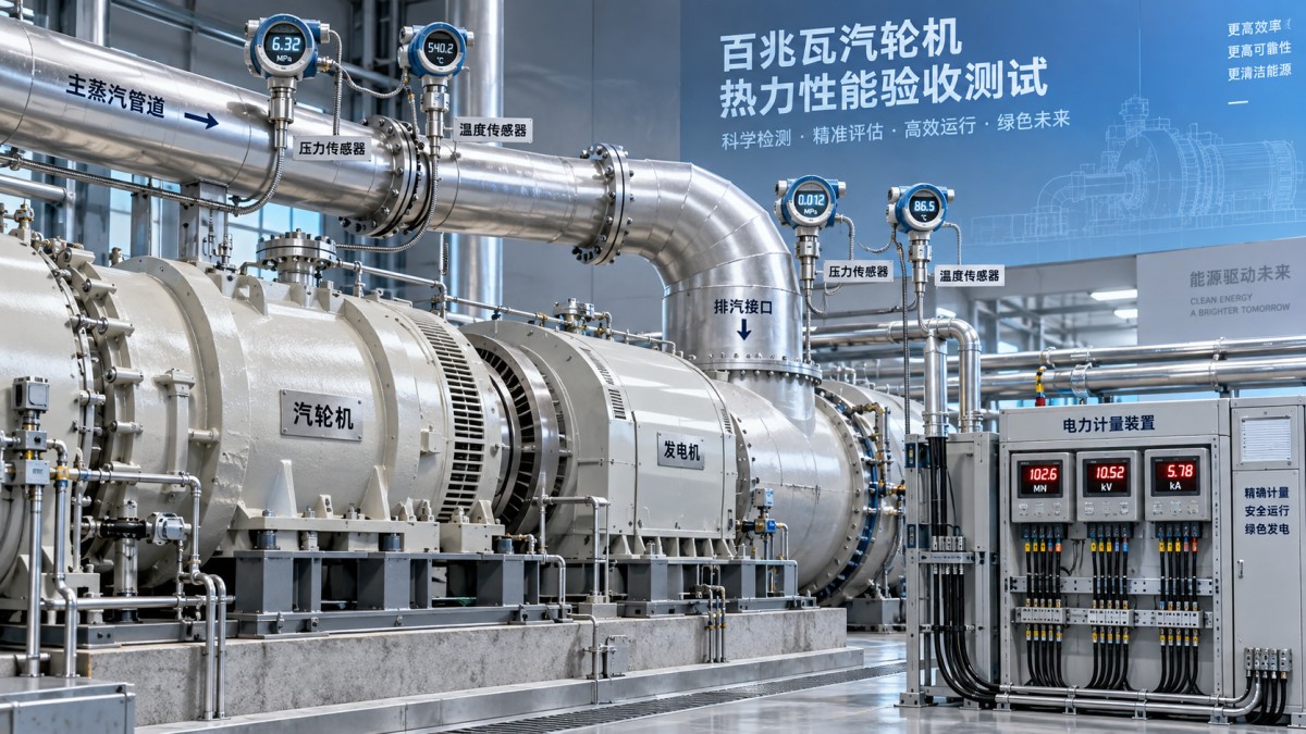 How to verify 100 MW steam turbine performance under IEC 60953