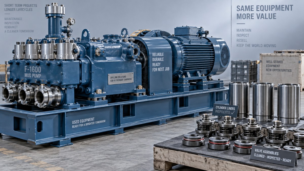 Does mud pump resale value justify buying for a short-term project? 단기 프로젝트를 위해 머드 펌프를 구매할 때 재판매 가치가 구매 비용을 정당화할까요?