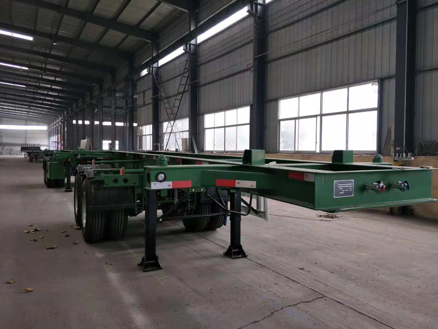 2-axle 20ft Skeleton Semi-Trailer 2-axle 20ft Skeleton Semi-Trailer