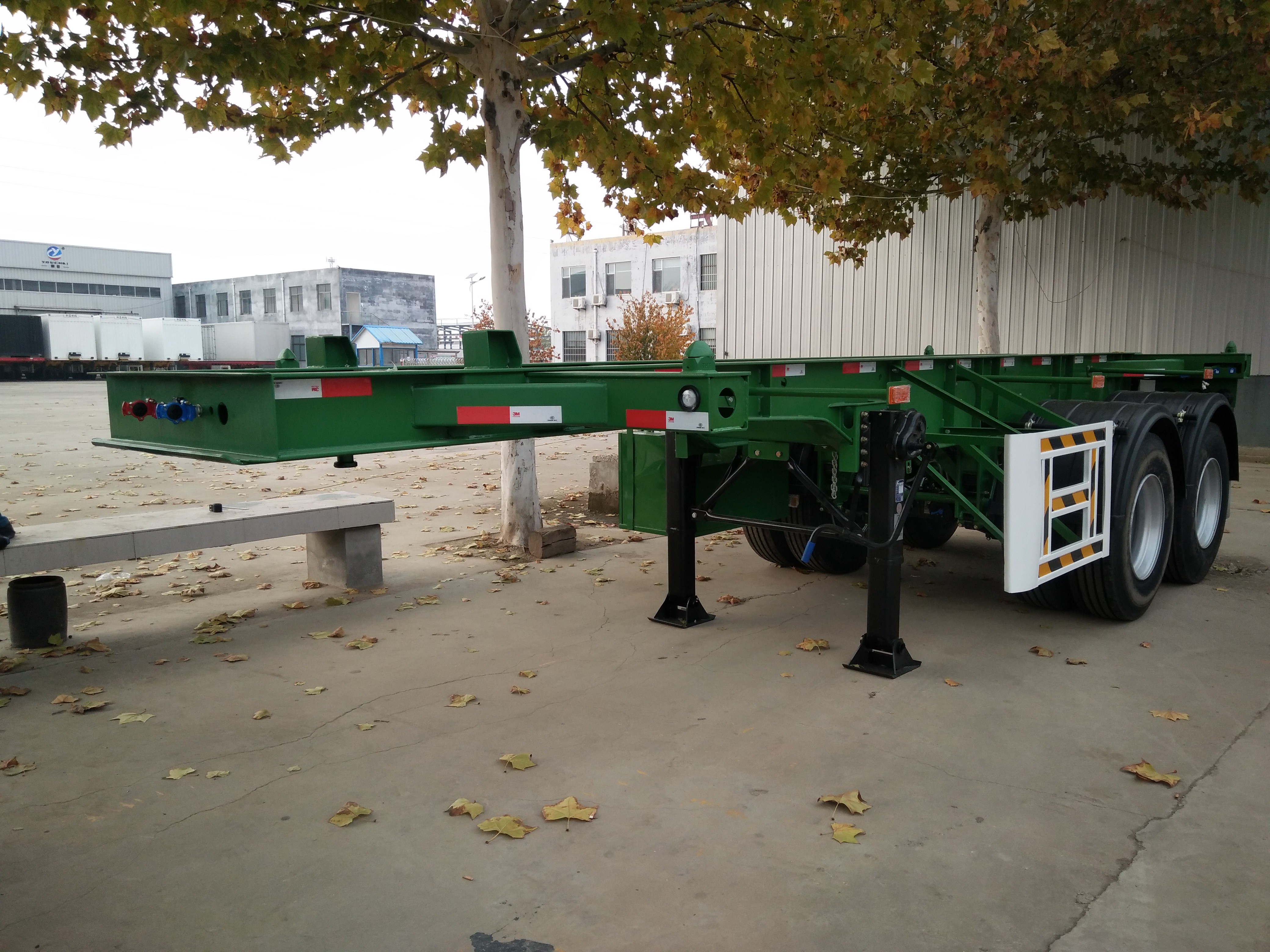 2-axle 20ft Skeleton Semi-Trailer 2-axle 20ft Skeleton Semi-Trailer