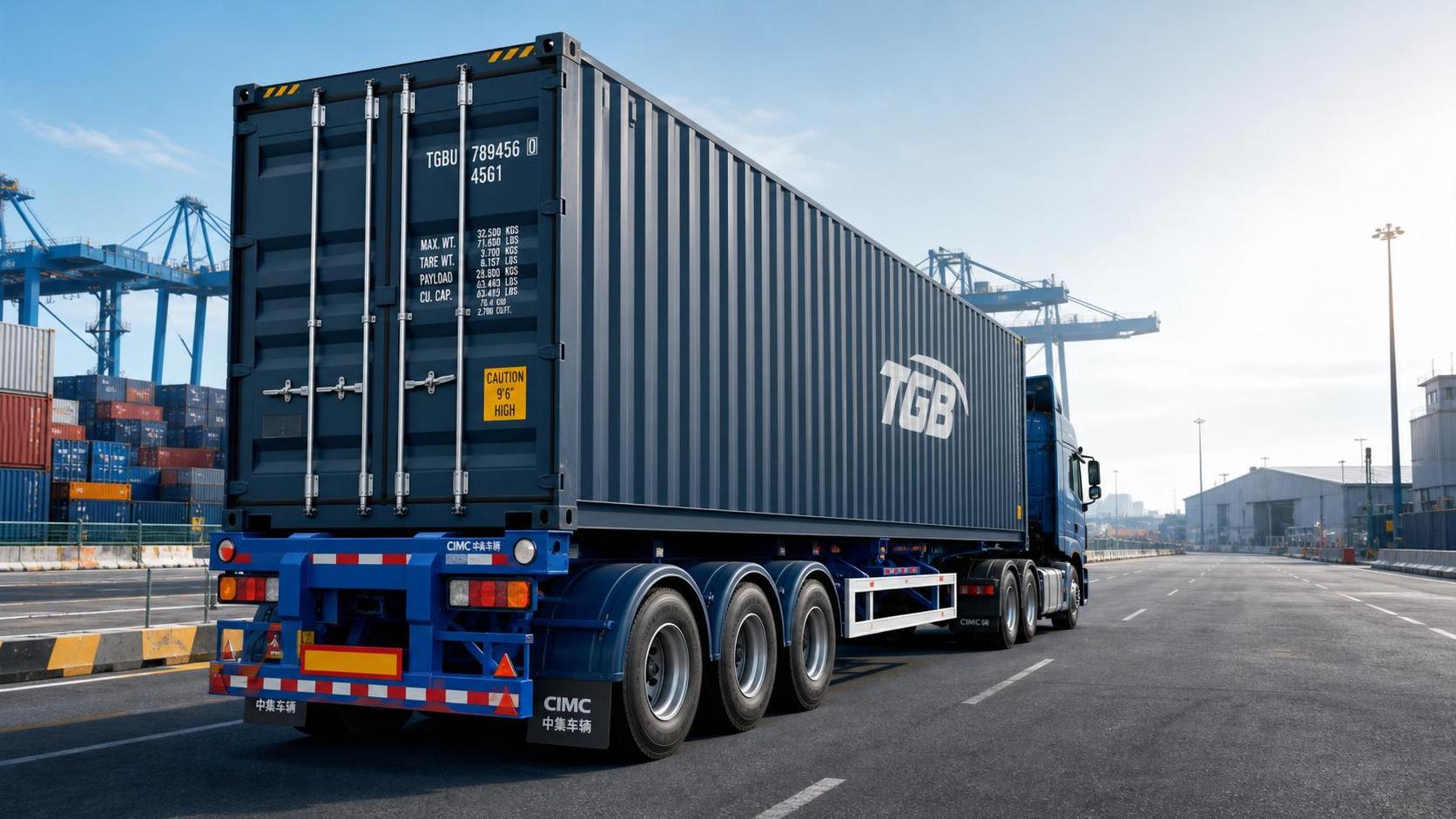 How to Choose a Skeleton Container Semi-Trailer for Port and Inland Haul