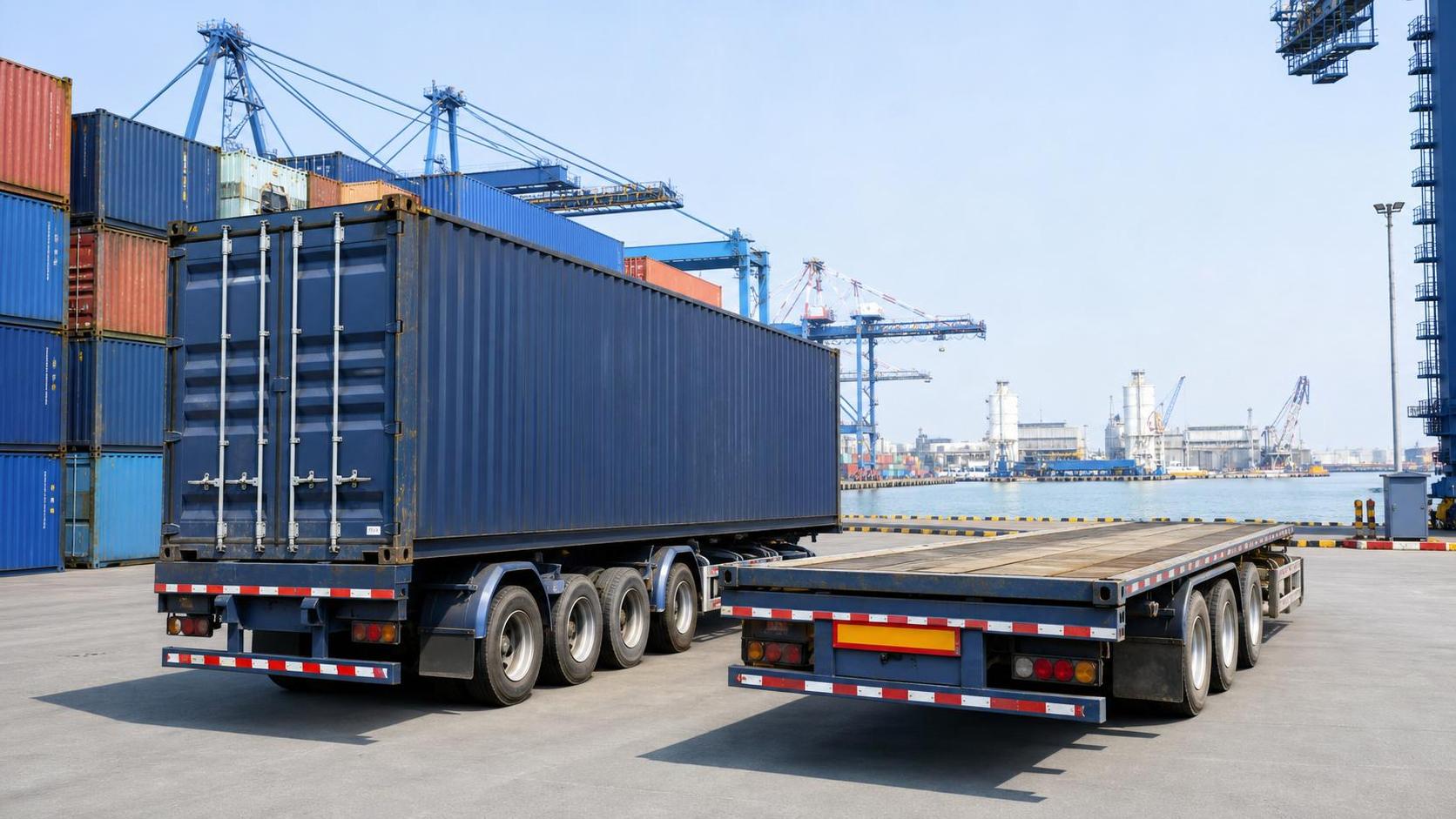 Skeleton Container Semi-Trailer vs Flatbed: Which Fits Port Haulage Better?