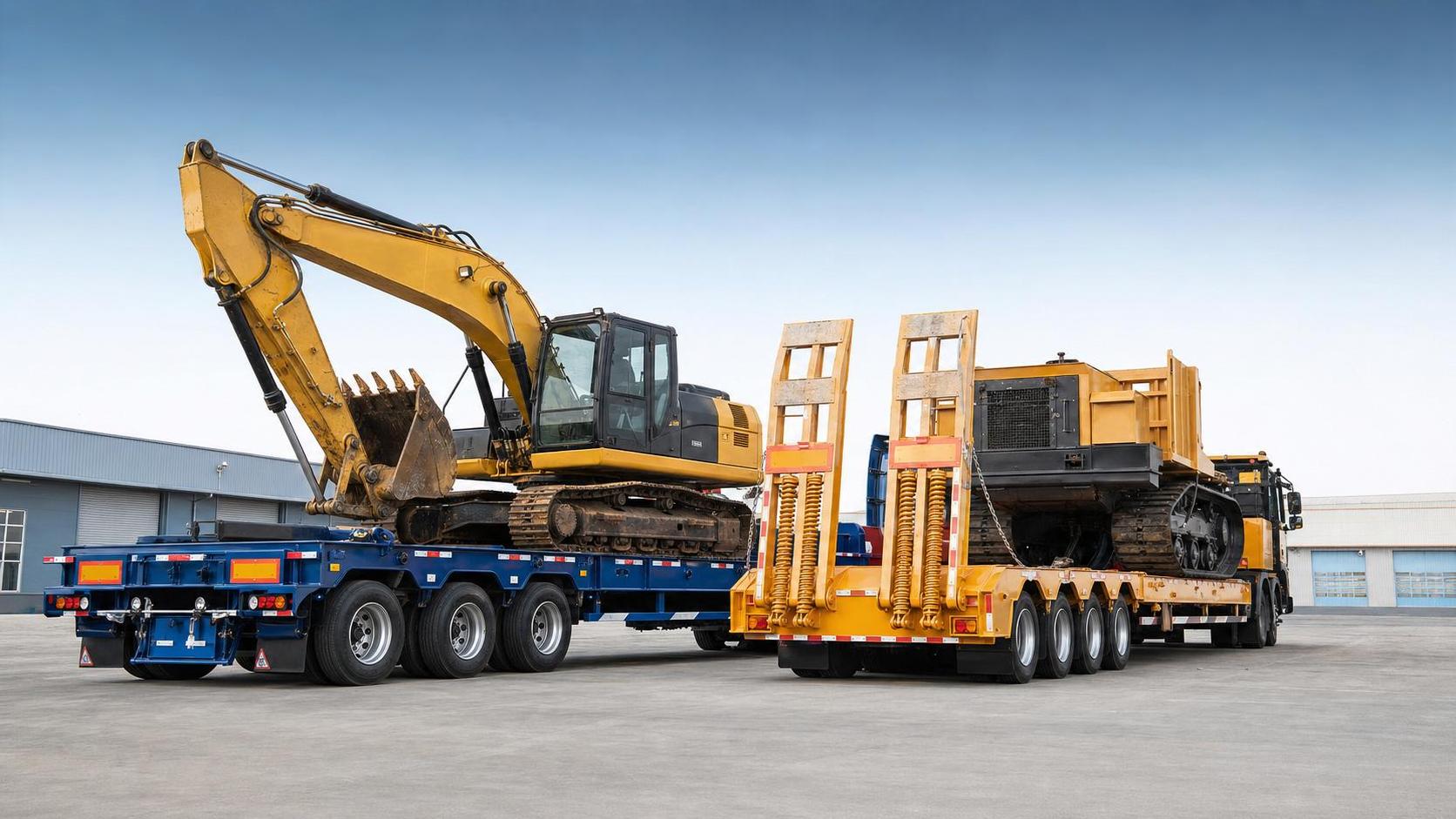 Flatbed Semi-Trailer vs Low Plate: Which Fits Heavy Equipment Better?