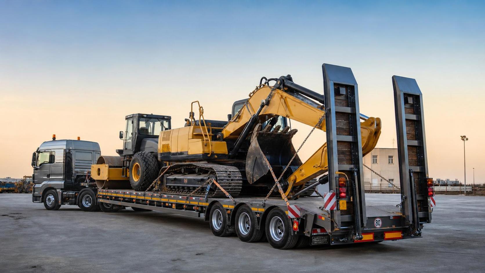 How to Choose a Flatbed Semi-Trailer for Heavy Equipment Transport