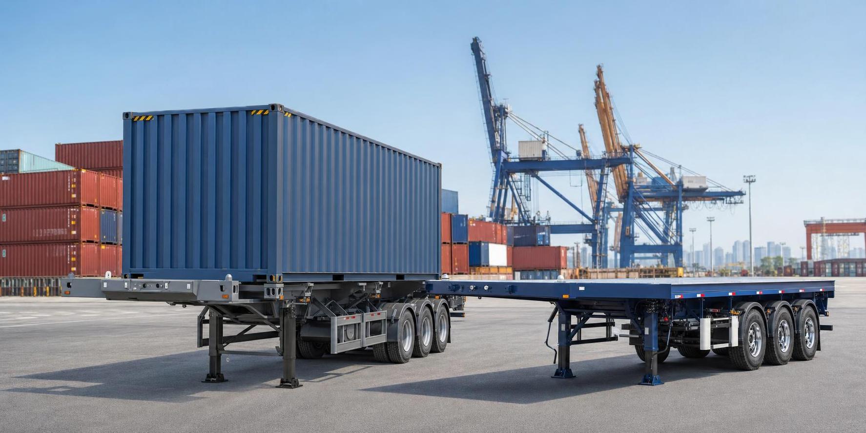 Skeleton Semi-Trailer vs Flatbed: Which Cuts Container Transport Costs?