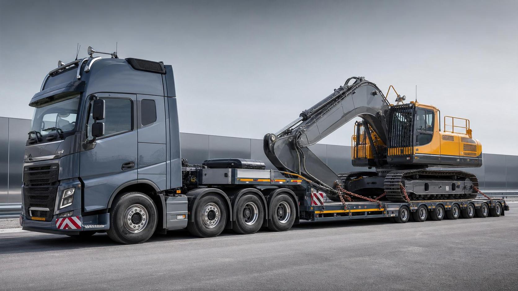 Low Plate Trailer Safety Risks in Oversized Equipment Transport